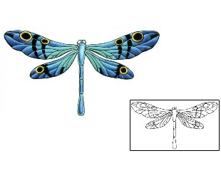 Dragonfly Tattoo Insects tattoo | GSF-00140