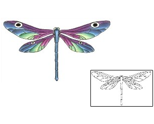 Dragonfly Tattoo Insects tattoo | GSF-00143