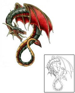 Dragon Tattoo Mythology tattoo | GSF-00158