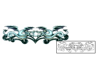 Dragon Tattoo Specific Body Parts tattoo | GSF-00159