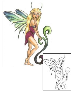 Fantasy Tattoo Ulrike Fairy Tattoo