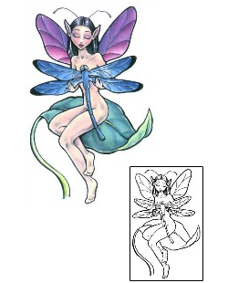 Mythology Tattoo Daphine Fairy Tattoo