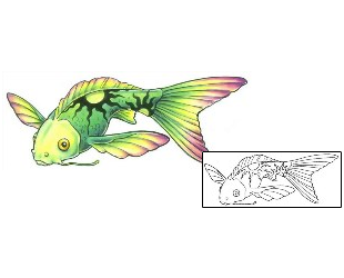 Fish Tattoo Mythology tattoo | GSF-00314