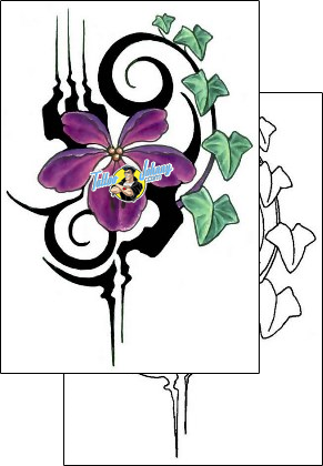 Vine Tattoo plant-life-vine-tattoos-gail-somers-gsf-00328