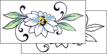 Daisy Tattoo flower-tattoos-gail-somers-gsf-00485