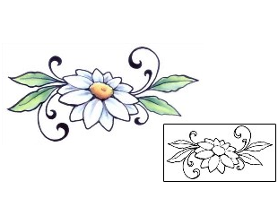 Daisy Tattoo Plant Life tattoo | GSF-00485