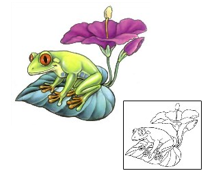Frog Tattoo Reptiles & Amphibians tattoo | GSF-00500