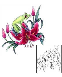 Frog Tattoo Reptiles & Amphibians tattoo | GSF-00503