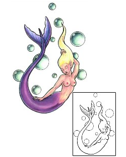 Mermaid Tattoo Mythology tattoo | GSF-00570