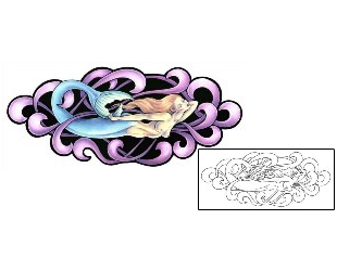 Mermaid Tattoo Mythology tattoo | GSF-00573