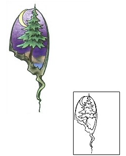 Tree Tattoo Plant Life tattoo | GSF-00610