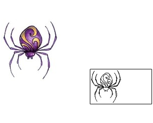 Spider Tattoo Insects tattoo | GSF-00677