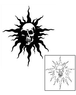 Black Ink Tattoo Astronomy tattoo | GSF-00688