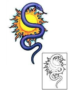 Reptiles & Amphibians Tattoo Astronomy tattoo | GSF-00689