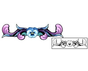 Pansy Tattoo Specific Body Parts tattoo | GSF-00705