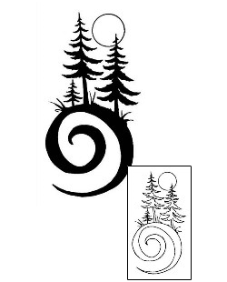 Tree Tattoo Plant Life tattoo | GSF-00719