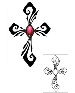 Jewel Tattoo Religious & Spiritual tattoo | GSF-00742