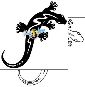 Lizard Tattoo reptiles-and-amphibians-lizard-tattoos-gail-somers-gsf-00787