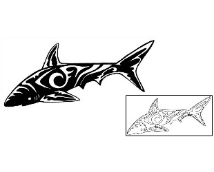 Black Ink Tattoo Marine Life tattoo | GSF-00788