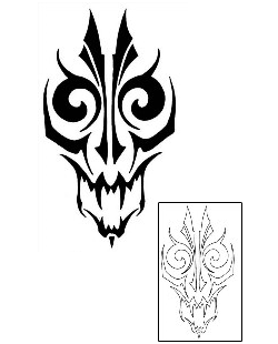 Devil - Demon Tattoo Horror tattoo | GSF-00789