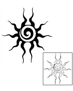 Tribal Tattoo Astronomy tattoo | GSF-00797