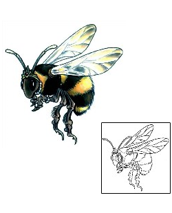 Bee Tattoo Insects tattoo | GSF-00861