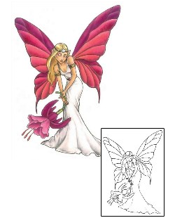 Fantasy Tattoo Christal Fairy Tattoo