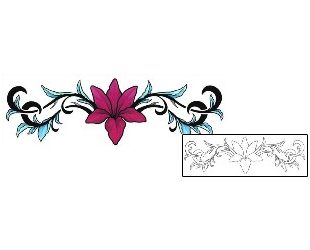 Lily Tattoo Plant Life tattoo | GSF-00943