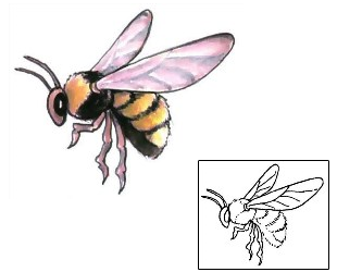 Bee Tattoo Insects tattoo | GSF-01011
