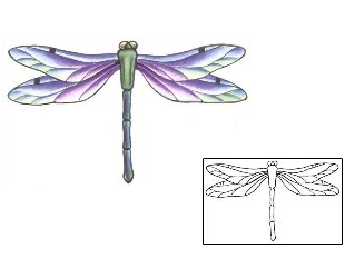Dragonfly Tattoo Insects tattoo | GSF-01049