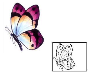 Butterfly Tattoo Insects tattoo | GSF-01089