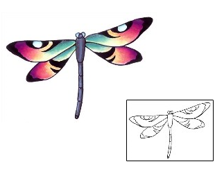 Dragonfly Tattoo Insects tattoo | GSF-01103