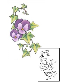 Flower Tattoo Plant Life tattoo | GSF-01203