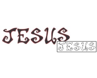 Jesus Tattoo Religious & Spiritual tattoo | GSF-01293