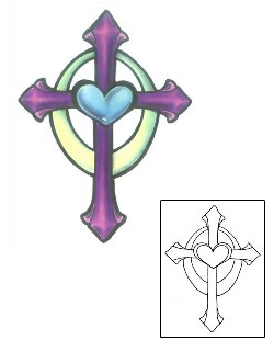 Sacred Heart Tattoo Religious & Spiritual tattoo | GSF-01297