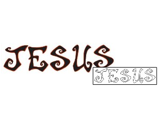 Jesus Tattoo Religious & Spiritual tattoo | GSF-01338