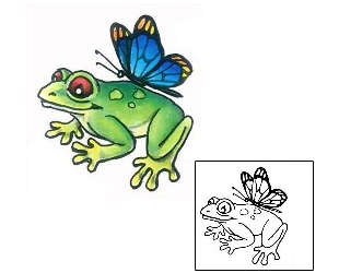 Frog Tattoo Insects tattoo | GSF-01356