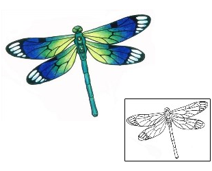 Dragonfly Tattoo Insects tattoo | GSF-01359