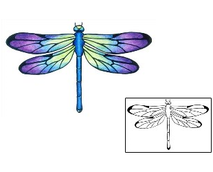 Dragonfly Tattoo Insects tattoo | GSF-01363