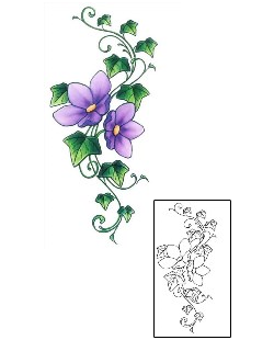 Vine Tattoo Plant Life tattoo | GSF-01374