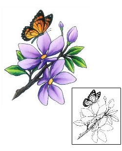 Butterfly Tattoo Insects tattoo | GSF-01375