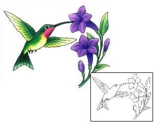Hummingbird Tattoo Animal tattoo | GSF-01399