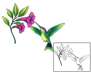 Hummingbird Tattoo Animal tattoo | GSF-01400