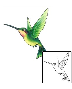Hummingbird Tattoo Animal tattoo | GSF-01403