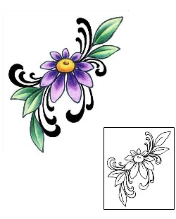 Daisy Tattoo Plant Life tattoo | GSF-01406
