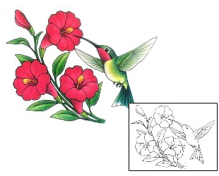 Hummingbird Tattoo Animal tattoo | GSF-01407