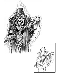 Reaper Tattoo Horror tattoo | GUF-00004