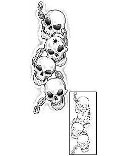 Skull Tattoo Horror tattoo | GUF-00059