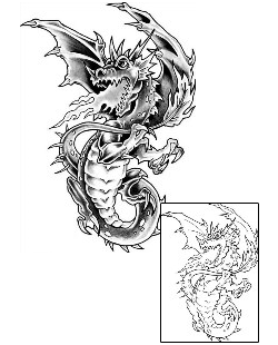 Dragon Tattoo Mythology tattoo | GUF-00098