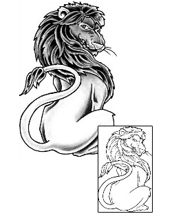 Lion Tattoo Animal tattoo | GUF-00100